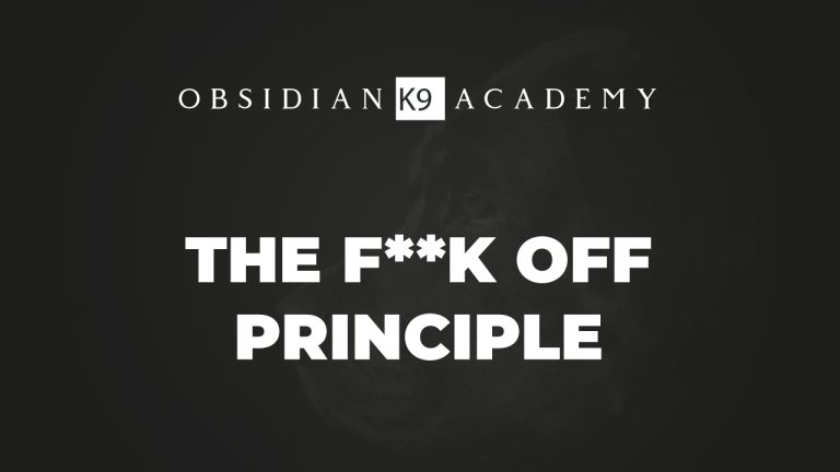 The F**k Off Principle.